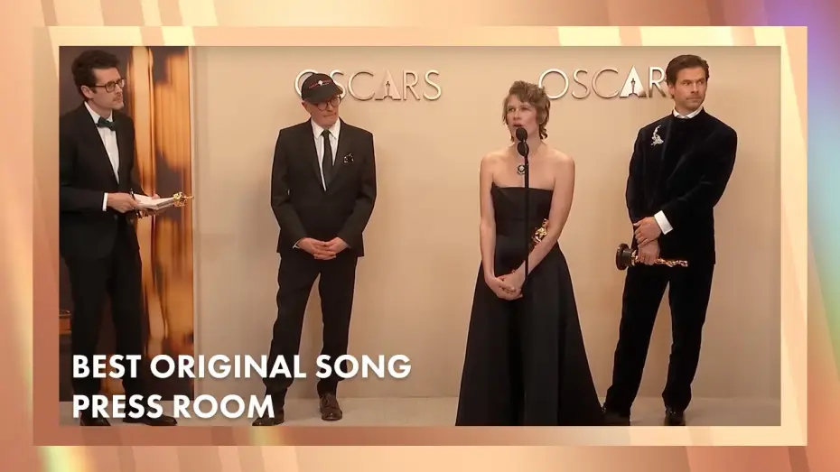 Відео до фільму Емілія Перес | 'El Mal' Best Original Song Press Room Speech | 97th Oscars (2025)