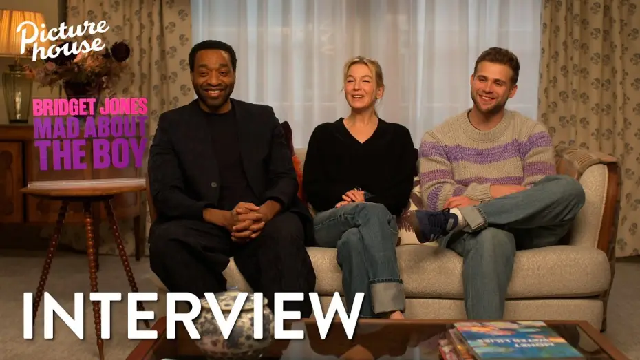 Відео до фільму Бріджит Джонс: Закохана у хлопця | Interview with Ren&eacute;e Zellweger, Chiwetel Ejiofor, Leo Woodall
