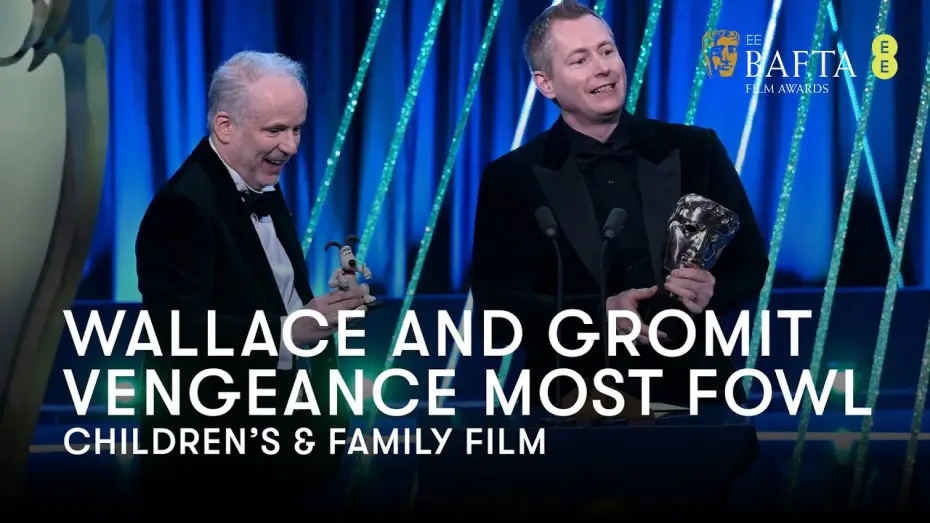 Відео до фільму Воллес і Ґроміт: Перната відплата | Wallace and Gromit: Vengeance Most Fowl wins the Children's & Family BAFTA | BAFTA Films Awards 2025