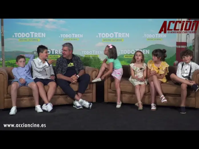 Відео до фільму A todo tren: destino Asturias — Entrevista: Florentino Fernández y los niños