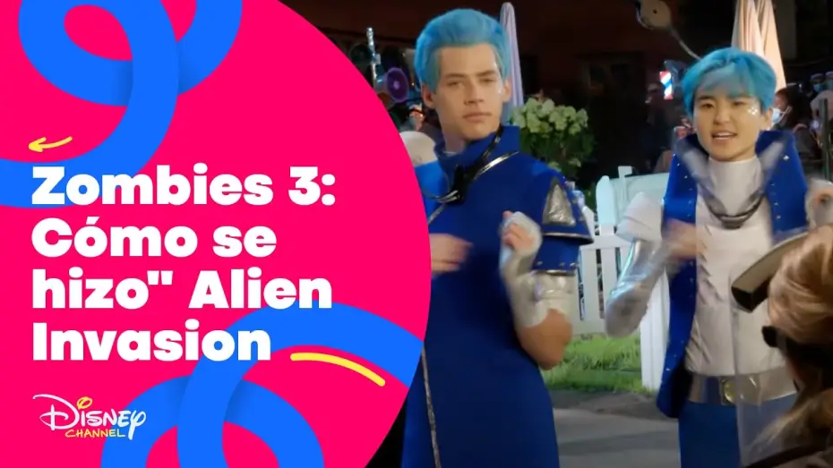 Відео до фільму Z-O-M-B-I-E-S 3 — ZOMBIES 3: "Cómo se hizo" Alien Invasion | Disney Channel Oficial