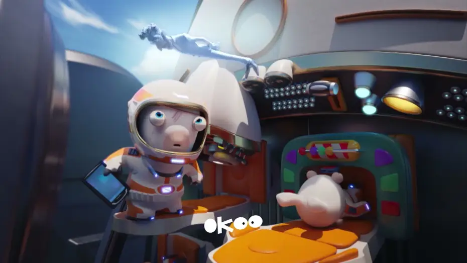 Відео до фільму Скажені кролики: Вторгнення на Марс — Les Lapins Crétins Invasion : Objectif Mars à voir sur sur Okoo !
