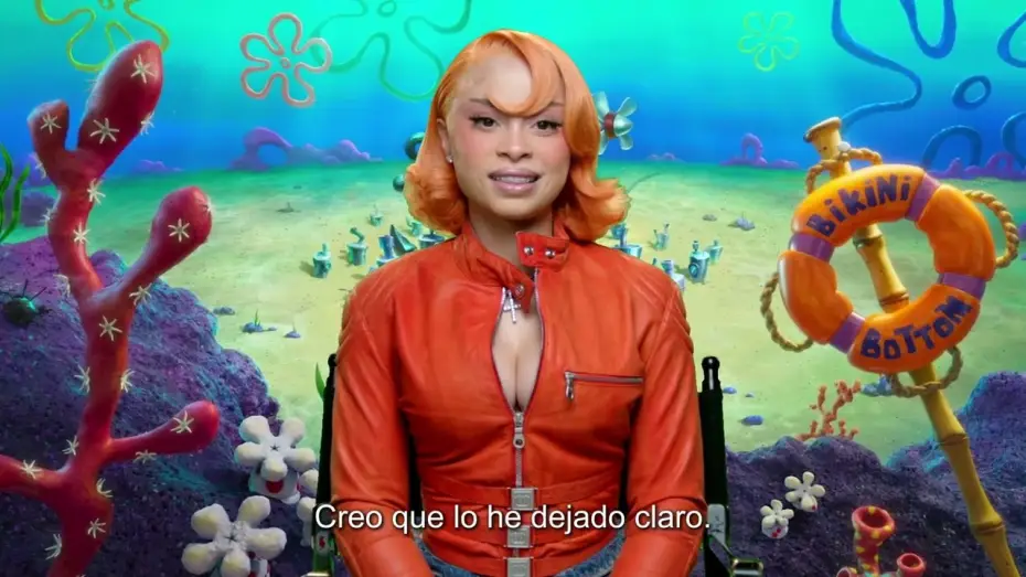 Відео до фільму Губка Боб у кіно: У пошуках Квадратних Штанів | Big Guy de Ice Spice [VOSE]