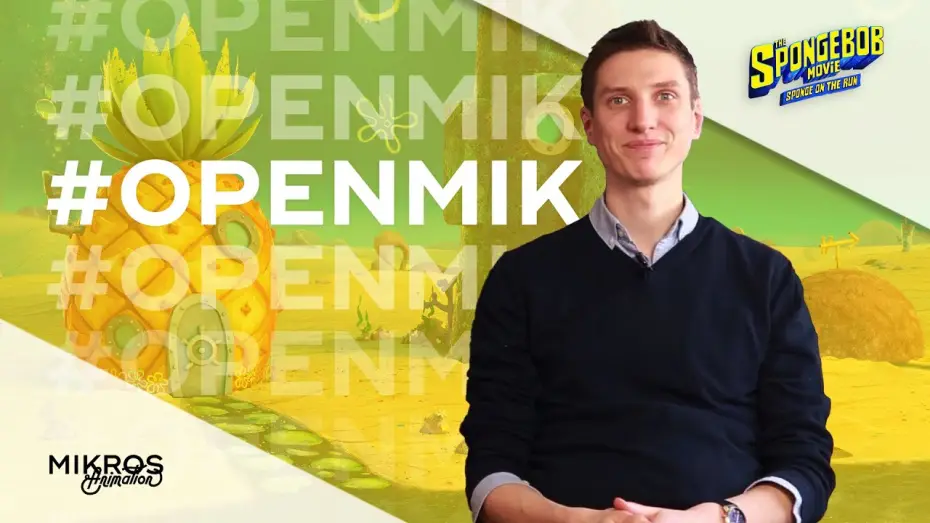 Відео до фільму Губка Боб: Втеча Губки | [#OpenMik] Cl&eacute;ment Deltour, Sets & Props modeling supervisor on #SpongeBobMovie