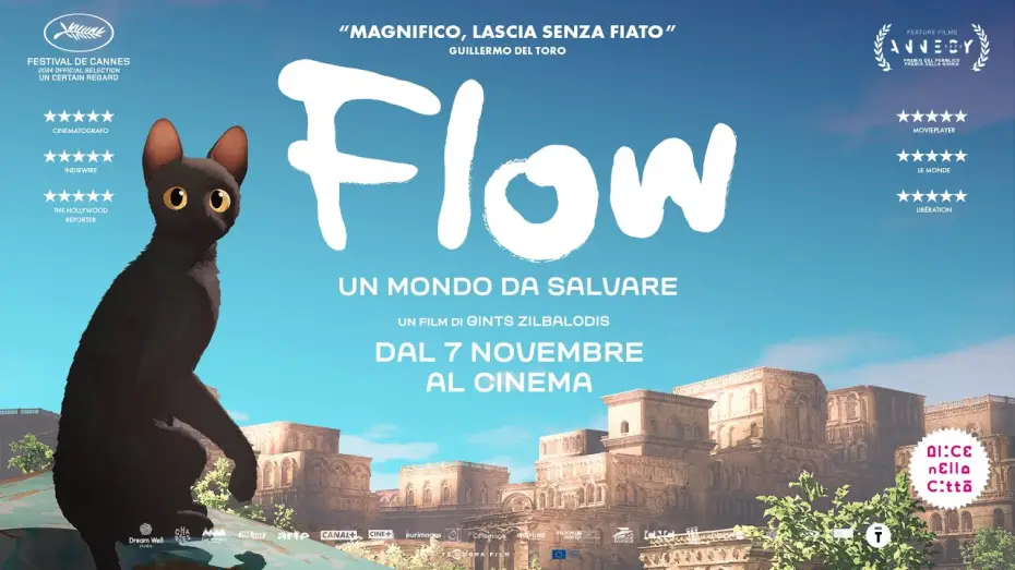 Відео до фільму Потік. Останній кіт на Землі | FLOW - Un mondo da salvare (Trailer ufficiale dal 7 Novembre al Cinema)