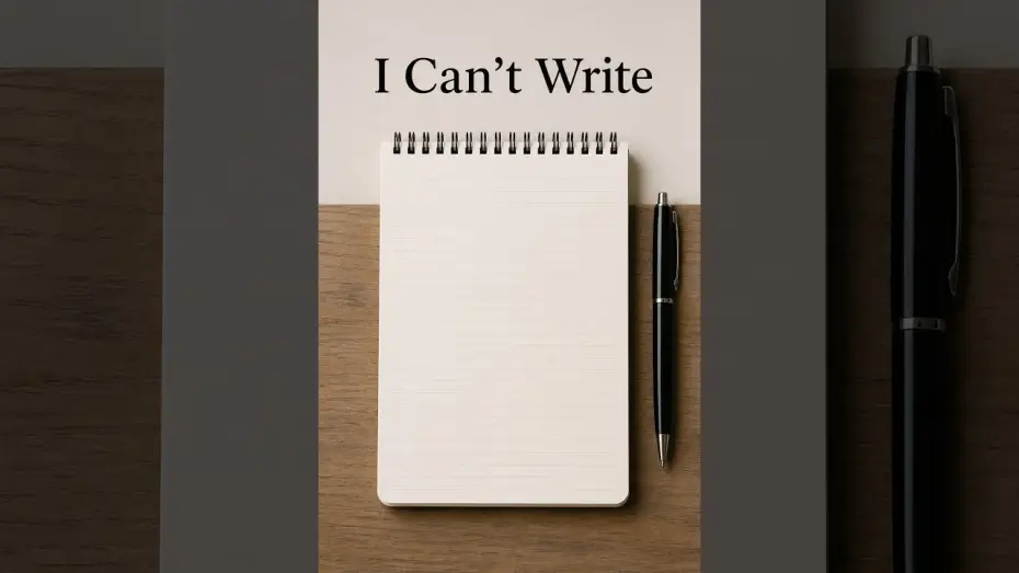 Відео до фільму I Can't Write — I Can't Write