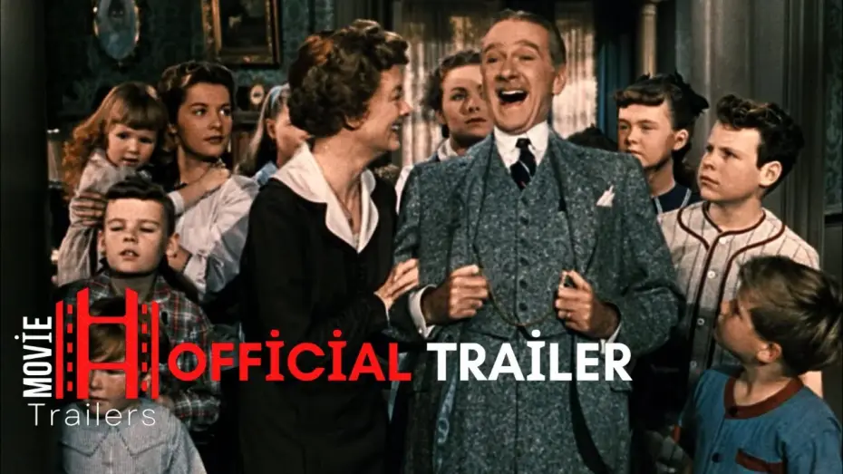Відео до фільму Оптом дешевше | Cheaper By The Dozen (1950) Trailer | Clifton Webb, Myrna Loy, Jeanne Crain Movie