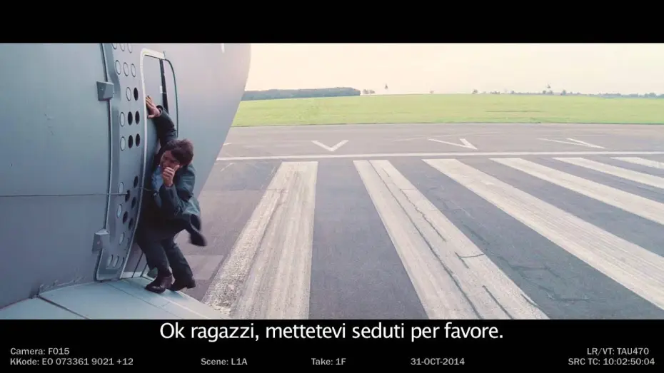 Відео до фільму Місія неможлива: Нація ізгоїв — MISSION: IMPOSSIBLE - ROGUE NATION - Featurette "Le riprese sull'aereo"