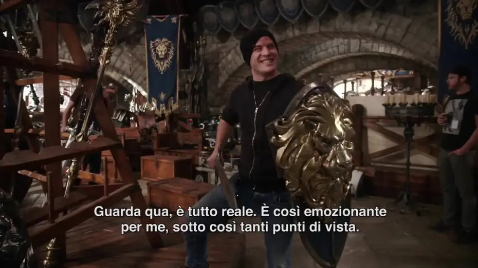 Відео до фільму Warcraft: Початок | WARCRAFT - L'INIZIO di Duncan Jones: "Rob Kazinsky nella stanza delle armi"