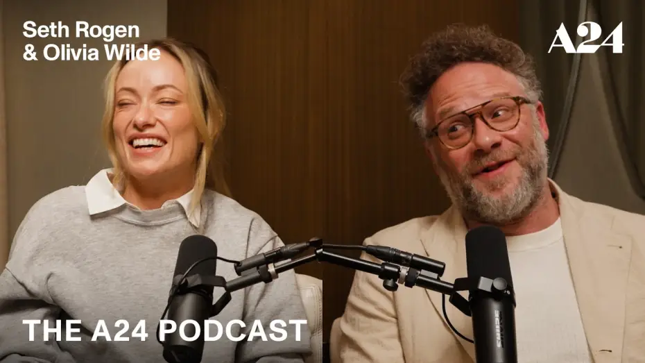 Відео до фільму Сусіди зверху — Seth Rogen & Olivia Wilde | The A24 Podcast