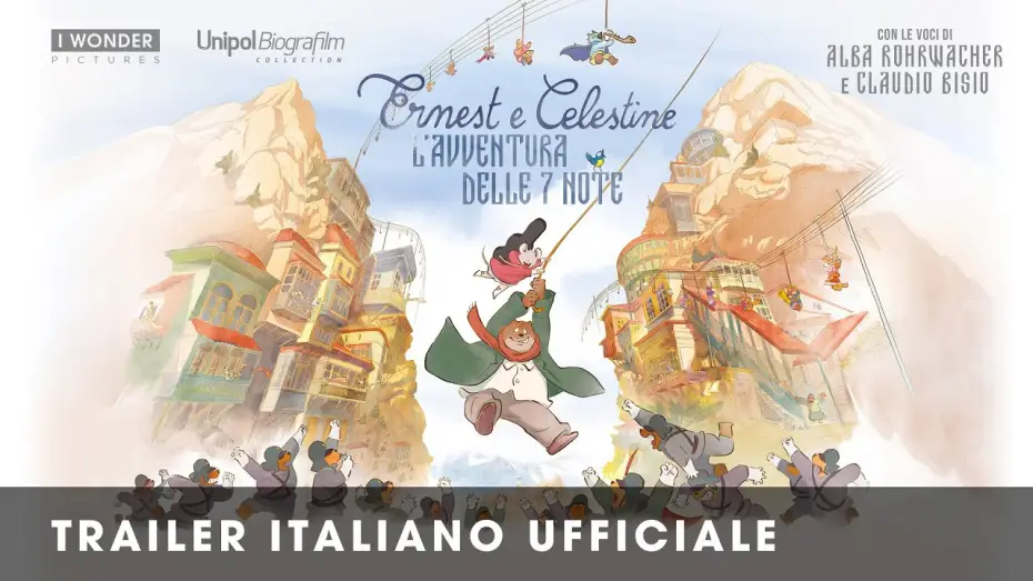 Відео до фільму Нові пригоди Ернеста й Селестіни — Ernest e Celestine - L'avventura delle 7 note | Trailer Italiano Ufficiale HD