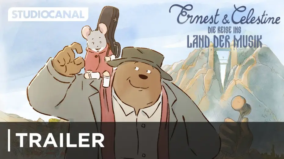 Відео до фільму Нові пригоди Ернеста й Селестіни — Offizieller Trailer