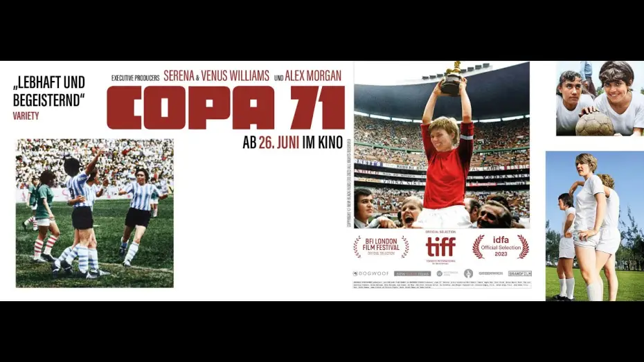 Відео до фільму Copa 71 — Copa 71 (offizieller OmdU-Trailer) | von den Produzentinnen Serena & Venus Williams und Alex Morgan