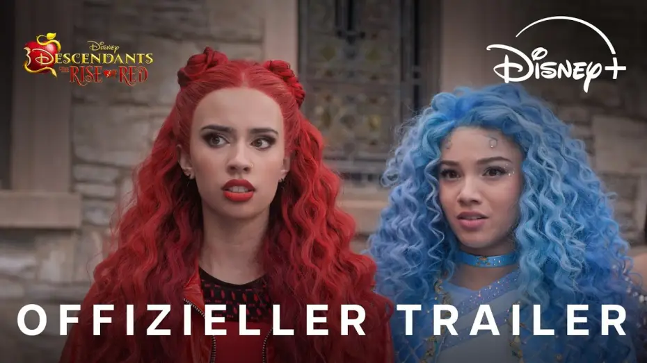 Відео до фільму Спадкоємці: Сходження Ред — Disney+ | Descendants: The Rise of Red I Offizieller Trailer I Deutsch