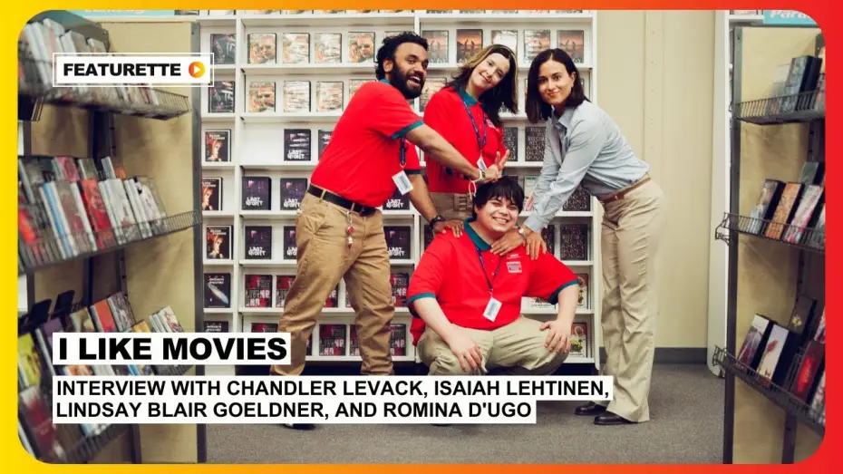 Відео до фільму I Like Movies — Interview w. Chandler Levack, Isaiah Lehtinen, Lindsay Blair Goeldner & Romina D'Ugo