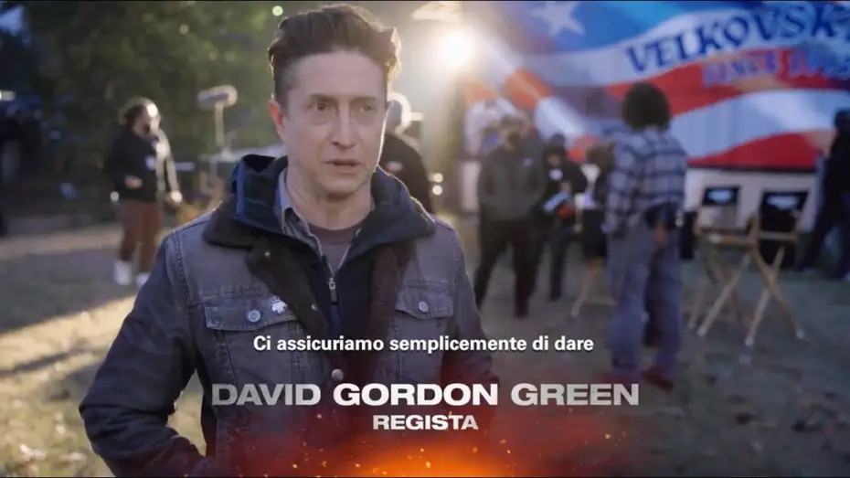 Відео до фільму Хелловін. Кінець — Halloween Ends | Featurette "David Gordon Green sul set"