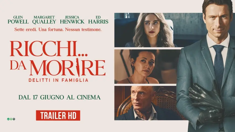 Відео до фільму Мисливець за спадком — RICCHI... DA MORIRE - DELITTI IN FAMIGLIA con Glen Powell | Trailer ITA HD