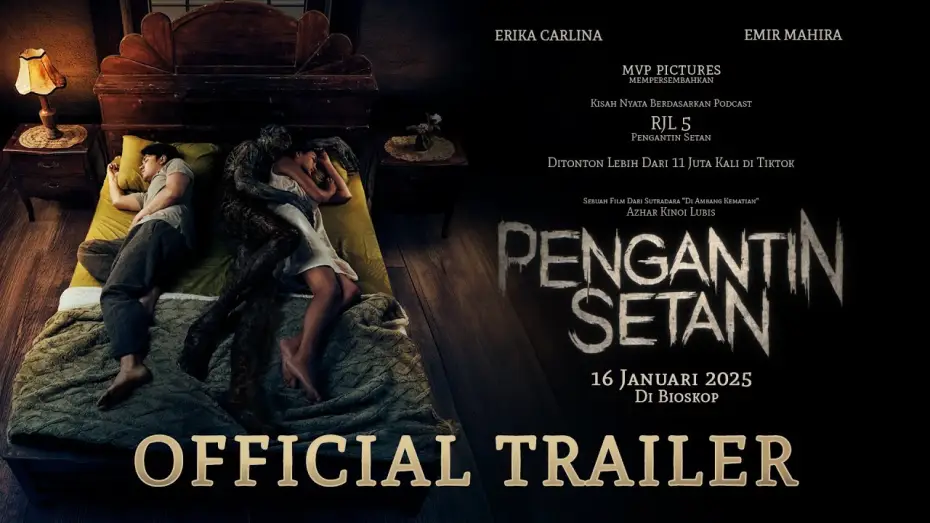 Відео до фільму Pengantin Setan | Pengantin Setan - Official Trailer (Clean Version) - 16 Januari 2024 di Bioskop