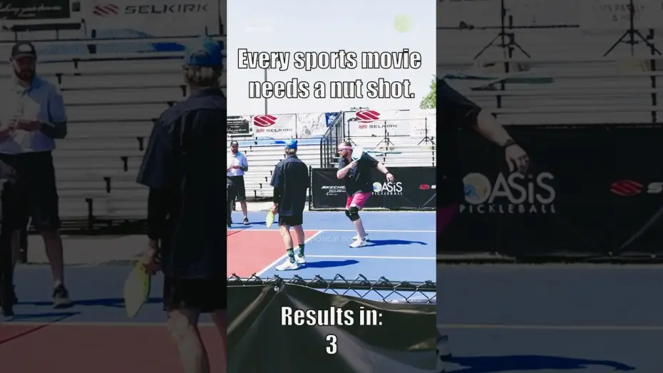 Відео до фільму Pickleball | Flying a drone into his NUTS ✈️