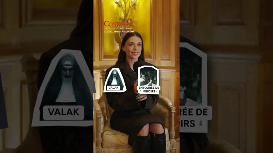 Відео до фільму Закляття 4: Останній обряд | Mia Tomlinson, alias Judy Warren, a plus peur des escargots que des clowns ? 👀 #Conjuring