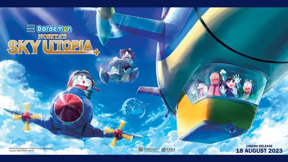 Відео до фільму 映画ドラえもん のび太と空の理想郷 — Doraemon the movie: Nobita's sky utopia Trailer | Adventure movie | Ster-Kinekor