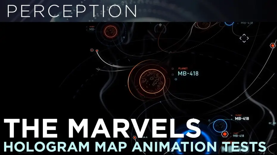 Відео до фільму Марвели — Hologram Map Animation Tests