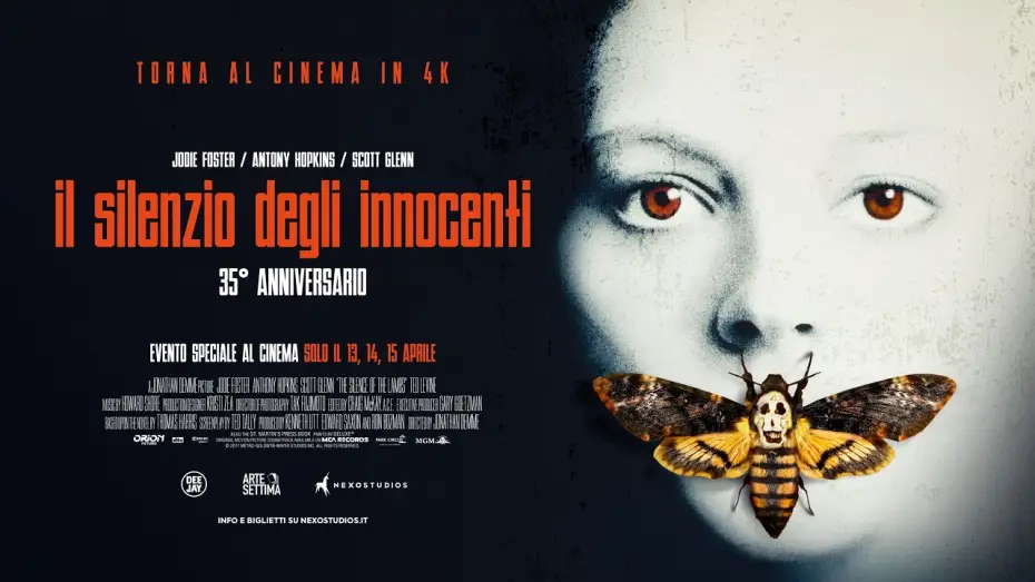 Відео до фільму Мовчання ягнят | IL SILENZIO DEGLI INNOCENTI - Al cinema il 13, 14, 15 aprile - TRAILER