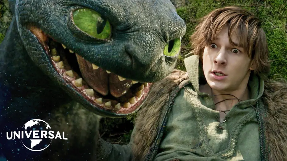 Відео до фільму Як приборкати дракона — The Moment Hiccup First Meets Toothless