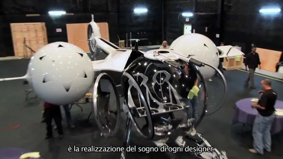 Відео до фільму Світ забуття | Sul set di Oblivion: la navicella "Bubbleship" (sottotitoli in italiano)