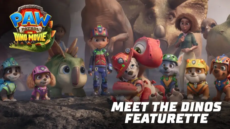 Відео до фільму Щенячий патруль: Динофільм | Meet the Dinos Featurette