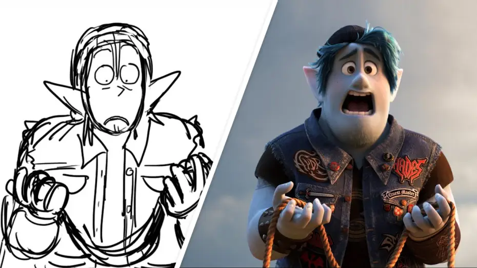 Відео до фільму Уперед | Ian and Barley Cross the Trust Bridge from Onward | Pixar Side-By-Side