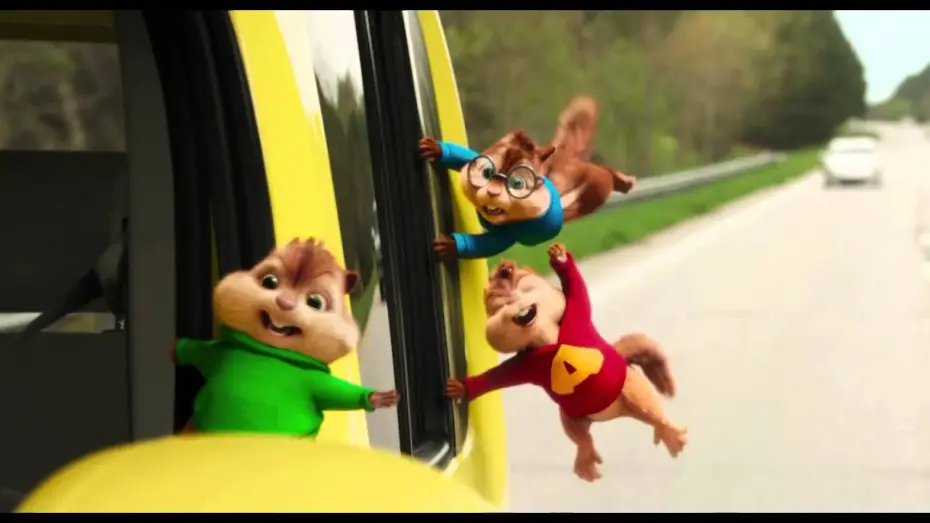 Відео до фільму Елвін та бурундуки: Бурундомандри — Alvin y las ardillas: Fiesta sobre ruedas - Trailer español (HD)