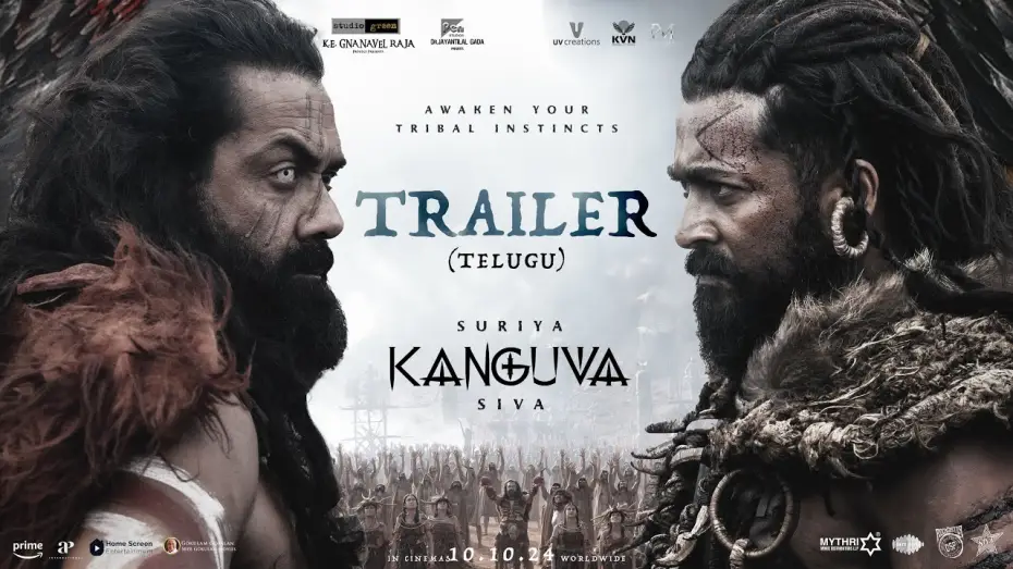 Відео до фільму కళింగ | Kanguva - Telugu Trailer | Suriya | Bobby Deol | Devi Sri Prasad | Siva | Studio Green |UV Creations