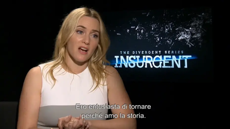 Відео до фільму Дивергент 2: Інсургент | Insurgent - Intervista a Kate Winslet V.O. Sottotitolata in italiano