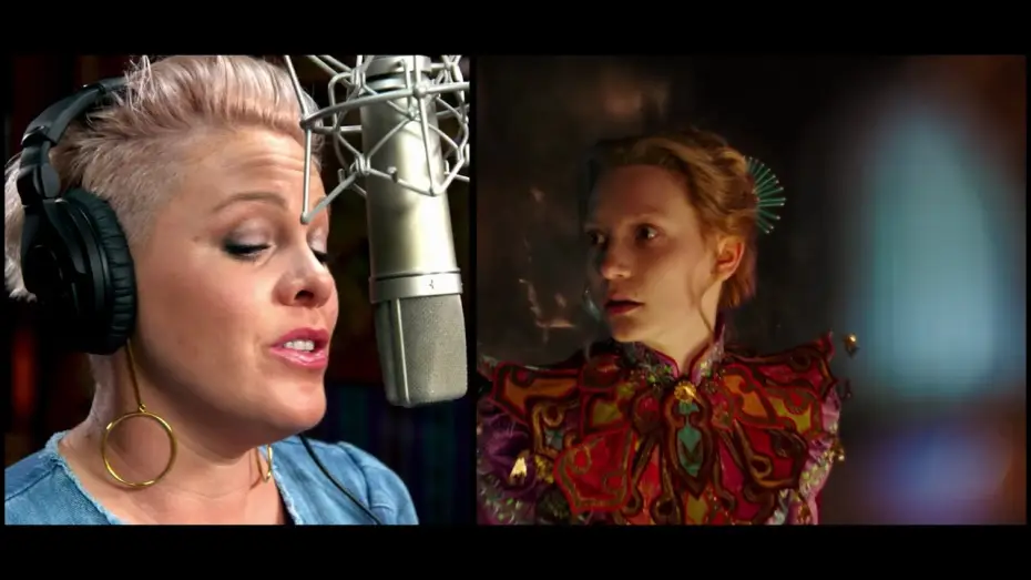 Відео до фільму Аліса в Задзеркаллі | Alice attraverso lo specchio - P!nk canta &ldquo;White Rabbit&rdquo; - Pod dal film | HD