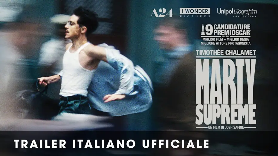 Відео до фільму Марті Супрім. Геній комбінацій | Marty Supreme | Trailer Italiano Ufficiale HD