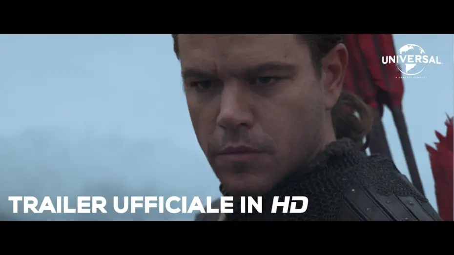 Відео до фільму Велика стіна — THE GREAT WALL di Zhang Yimou con Matt Damon - Trailer italiano ufficiale