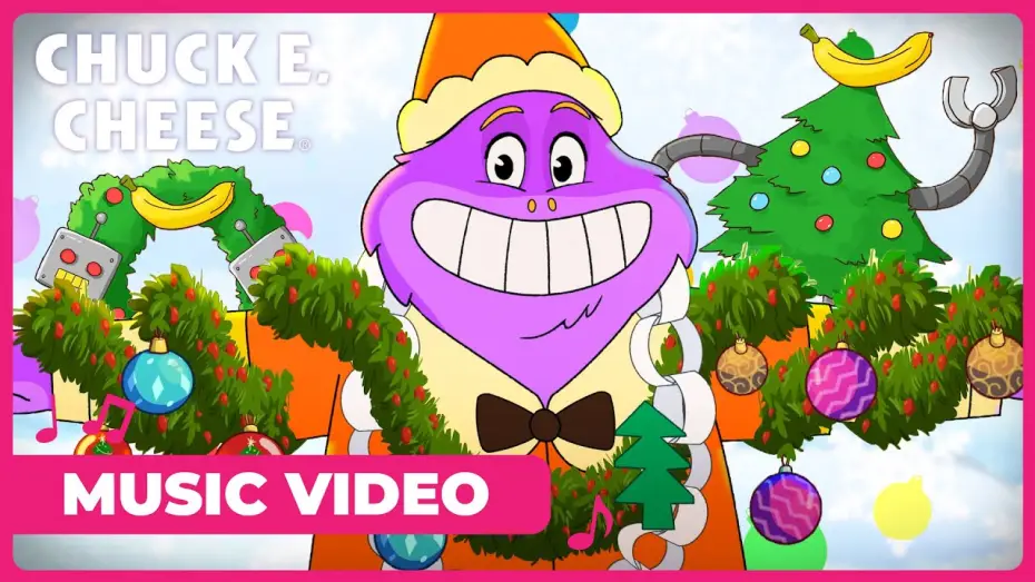 Відео до фільму A Chuck E. Cheese Christmas — Munch's ROBOT BANANA CHRISTMAS SONG!
