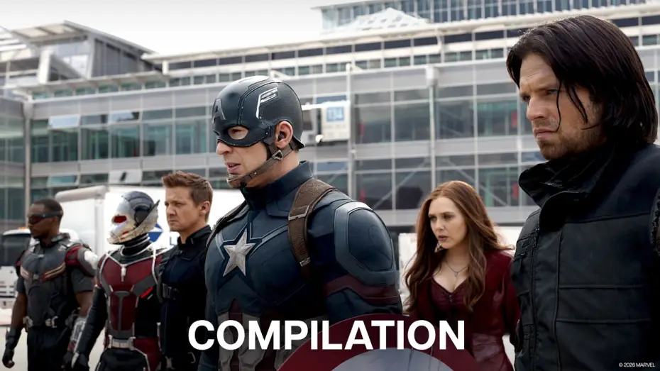 Відео до фільму Перший месник: Протистояння | Team Captain America - Compilation