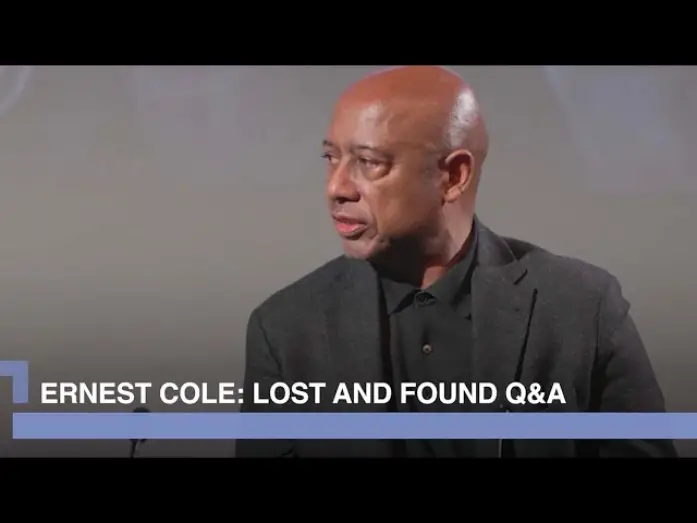 Відео до фільму Ernest Cole, photographe — Raoul Peck on Ernest Cole: Lost and Found | BFI Q&A