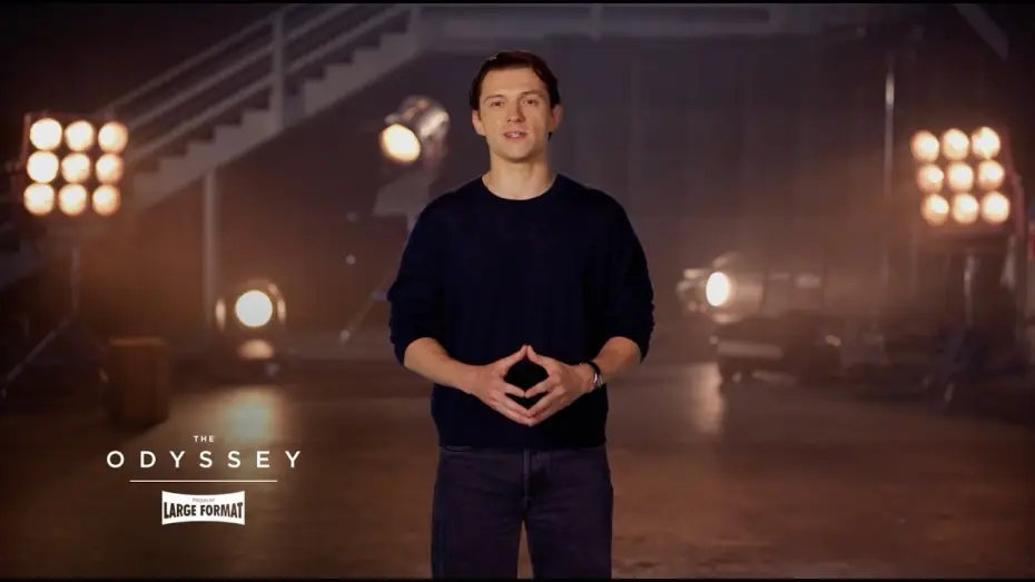 Відео до фільму Одіссея — Tom Holland on Premium Large Formats