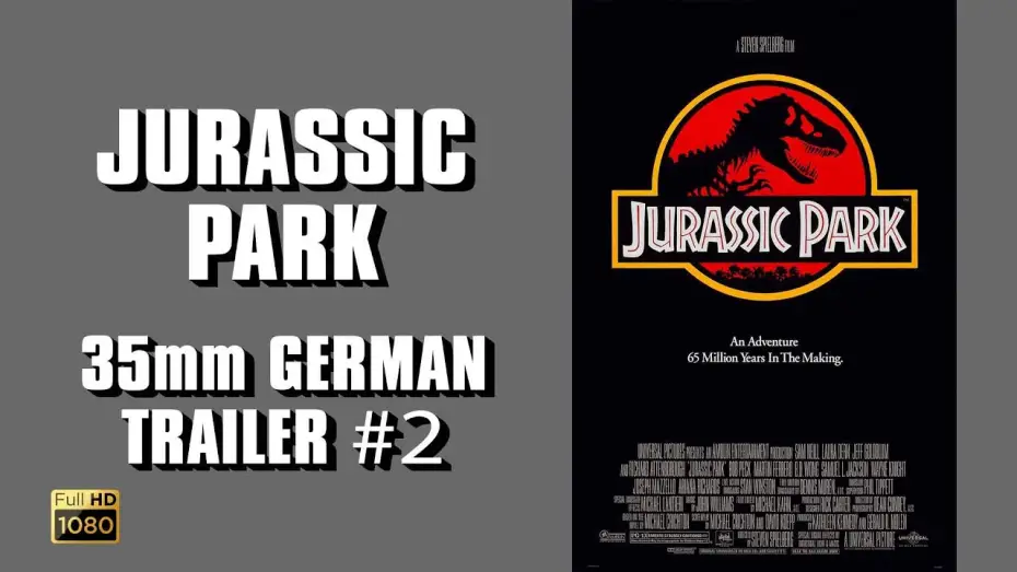 Відео до фільму Парк Юрського періоду | Jurassic Park - 35mm Kino Trailer #2 - Deutsch HD