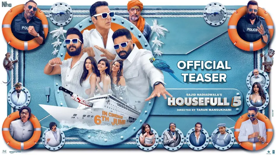 Відео до фільму हाउसफ़ूल 5 | Housefull 5 | Official Teaser | Sajid Nadiadwala | Tarun Mansukhani | In Cinemas on 6th June 2025