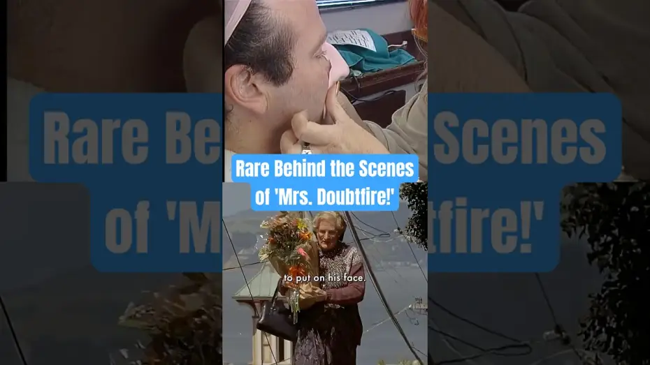 Відео до фільму Місіс Даутфайр | Behind Robin Williams&rsquo; Stunning Mrs. Doubtfire Transformation!