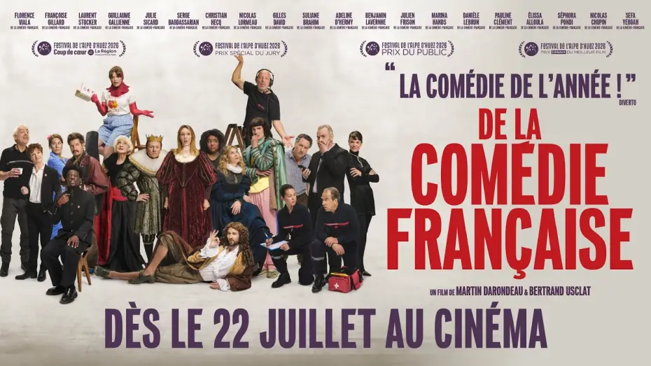 Відео до фільму De la comédie française — DE LA COMÉDIE-FRANÇAISE (Teaser ) - Dès le 22 juillet au cinéma