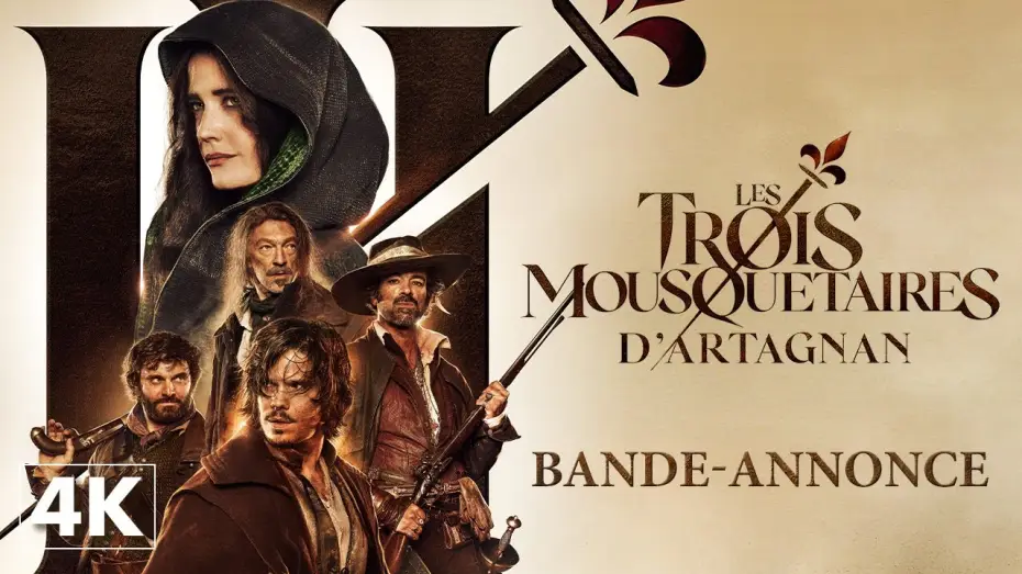 Відео до фільму Три мушкетери: д&rsquo;Артаньян | Les Trois Mousquetaires -  D'Artagnan - Bande-annonce officielle 4K