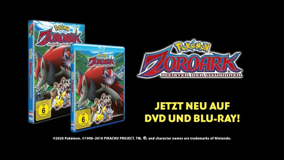 Відео до фільму 劇場版ポケットモンスター ダイヤモンド&パール 幻影の覇者 ゾロアーク | Pok&eacute;mon - Zoroark: Meister der Illusionen  - Trailer [HD] Deutsch / German