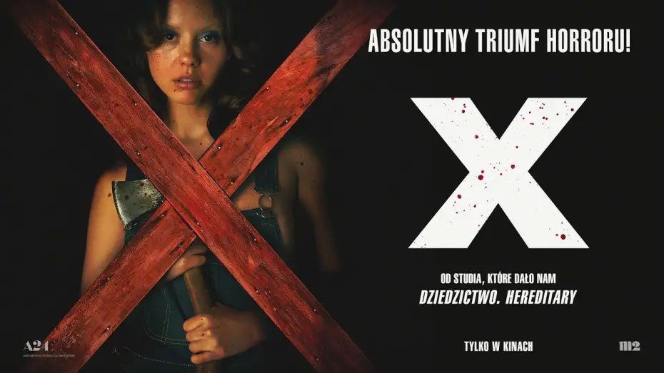 Відео до фільму Ікс | 🔪&bdquo;X&rdquo;; zwiastun PL; Absolutny triumf horroru od studia A24!