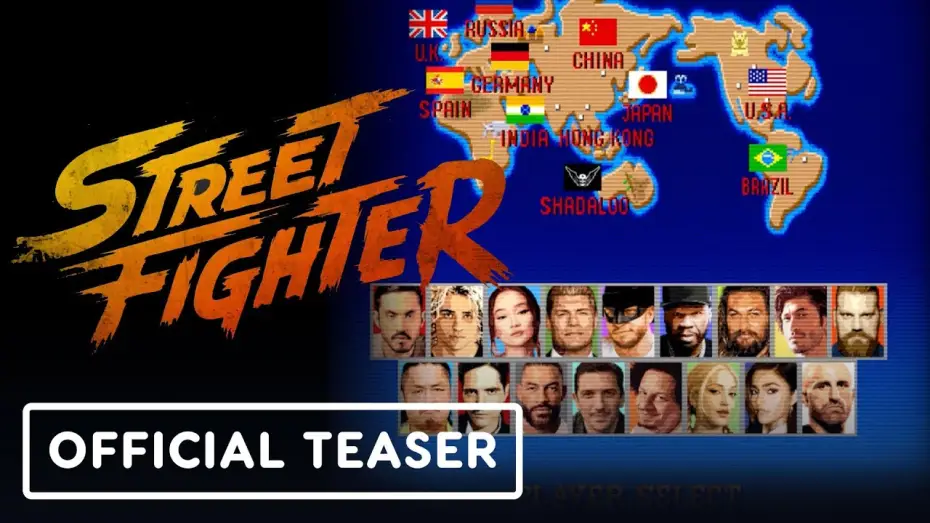 Відео до фільму Street Fighter | Cast Reveal Teaser