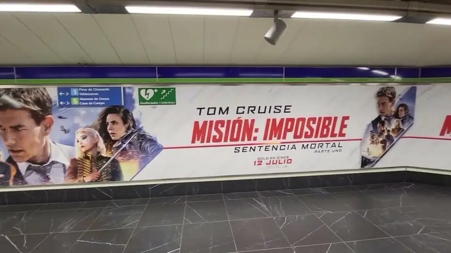 Відео до фільму Місія неможлива: Розплата | Metro de Madrid